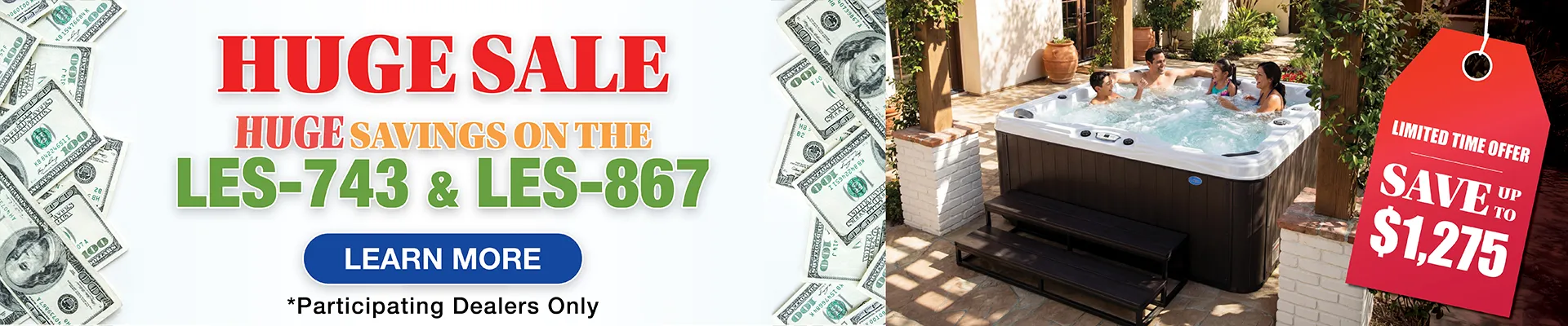 Calspas hot tub being used in a family setting - Vacaville